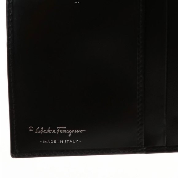 Salvatore Ferragamo Authentic Gancini Continental Black leather Wallet - Picture 4 of 8